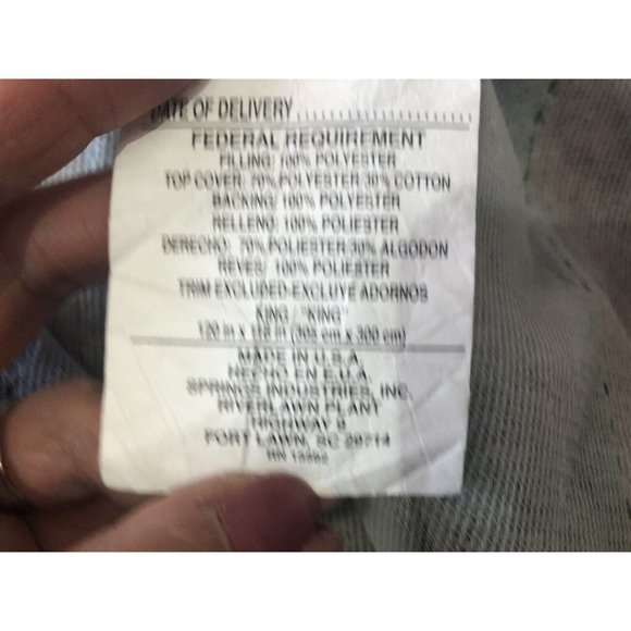 Vintage Springs Bedspread King Size Southwest Pattern made in USA - Picture 12 of 12